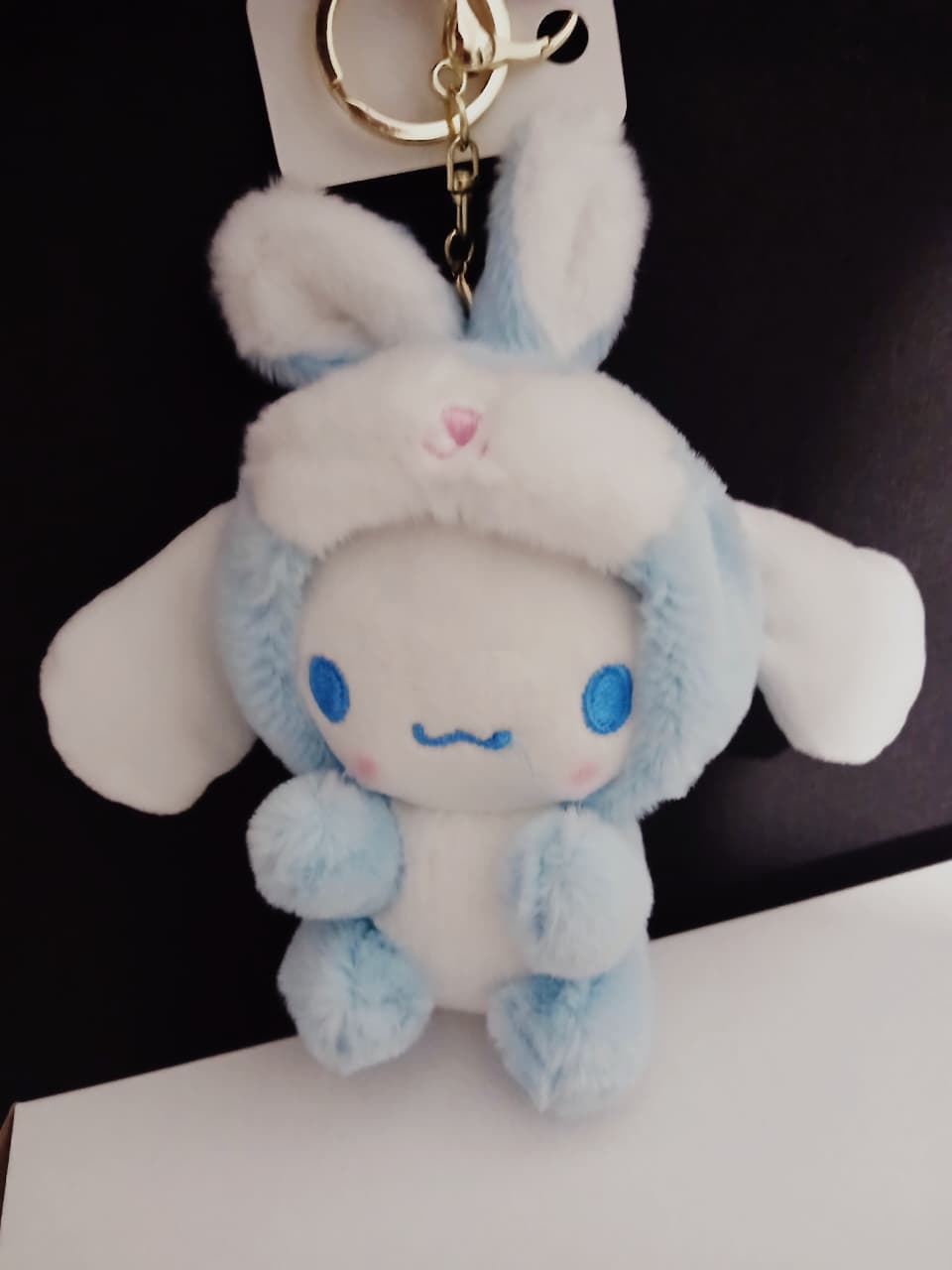 Cute Kawaii Plush Keychain Blue Bear