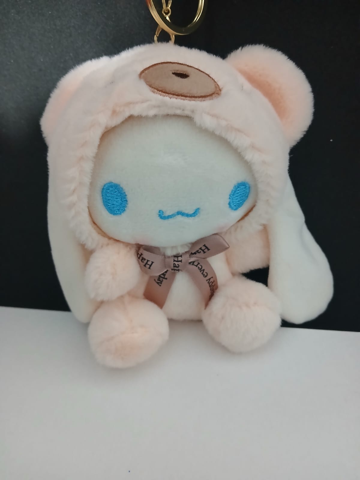 Cute Kawaii Plush Keychain Light orange Bear